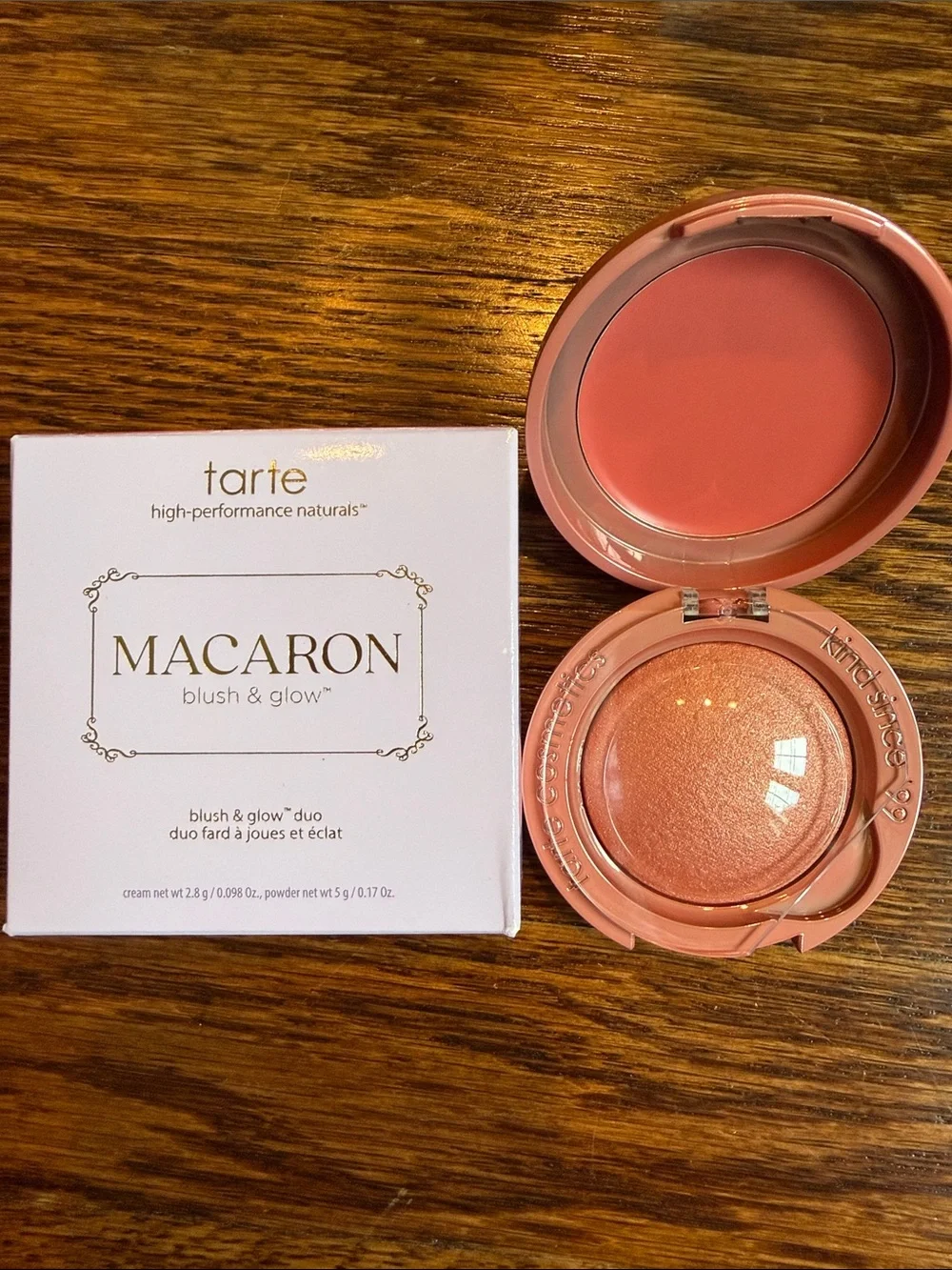 New tarte macaron blush & glow duo - Honey Blossom